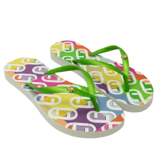 Chinelo Luz da Lua 60080001 Rubber Esmeralda Verde