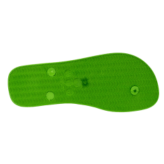 Chinelo Luz da Lua 60150001 Rubber Esmeralda com Monograma Verde