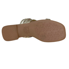 Chinelo Mississipi MB201 Rasteirinha Rives Metal Dourado