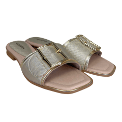 Chinelo Mississipi MB741 Rasteirinha Alessi Dourado