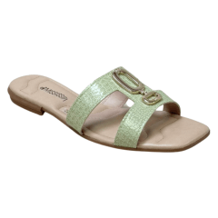 Chinelo Mississipi MF692 Rasteirinha Romani Oliva