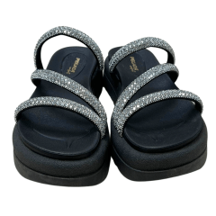 Chinelo Pegada 234454-01 Papete com Tira Strass