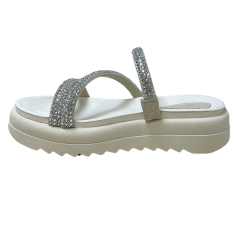 Chinelo Pegada 234454-01 Papete com Tira Strass
