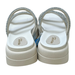 Chinelo Pegada 234454-01 Papete com Tira Strass
