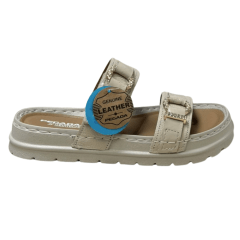 Chinelo Pegada 234703-01 Papete em Couro Burnished Linho