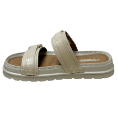 Chinelo Pegada 234703-01 Papete em Couro Burnished Linho
