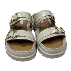 Chinelo Pegada 234703-01 Papete em Couro Burnished Linho