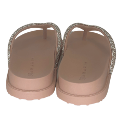 Chinelo Ramarim 2447236 Papete com Strass Caramelo