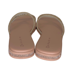 Chinelo Ramarim 249202 Rasteirinha com Strass Caramelo