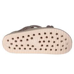 Chinelo Santinelli 1550-001-242 Papete com Strass Caramelo