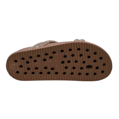 Chinelo Santinelli 1550-001-252 Papete com Strass Caramelo