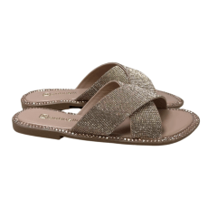 Chinelo Santinelli 1618-006-252 Rasteirinha com Strass Rose