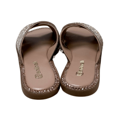 Chinelo Santinelli 1618-006-252 Rasteirinha com Strass Rose