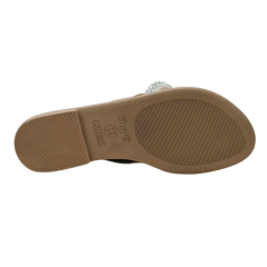 Chinelo Santinelli 1618-007-252 Rasteirinha Strass Dourado