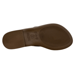 Chinelo Santinelli 1618-016-252 Rasteirinha Strass Caramelo