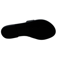 Chinelo Santinelli 1618-019-252 Rasteirinha com Strass Preto