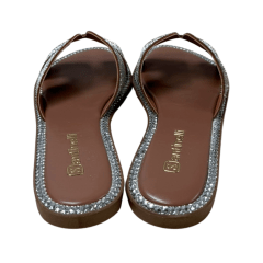 Chinelo Santinelli 1618-019-252 Rasteirinha Strass Prata