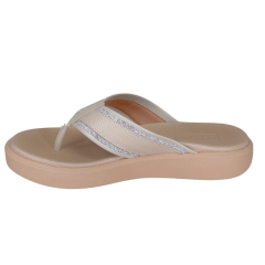 Chinelo Usaflex UC1401 Couro Natural Vanilla Baunilha