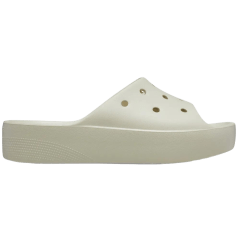 Crocs 208180 Classic Platform Slide Bone Off White 17280