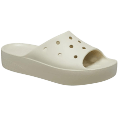 Crocs 208180 Classic Platform Slide Bone Off White 17280