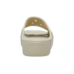 Crocs 208180 Classic Platform Slide Bone Off White 17280