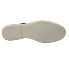 Mocassim Luz da Lua 60590004 Couro Natural Camurça Ambar