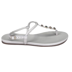 Sandália Bottero 364102 Kali em Couro Natural Off White