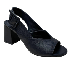 Sandália Bottero 372002 Ingrid Couro Natural Burnish Preto
