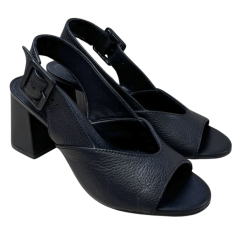 Sandália Bottero 372002 Ingrid Couro Natural Burnish Preto