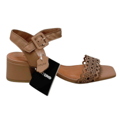 Sandália Bottero 374002 Catia Tropical Couro Natural Mousse