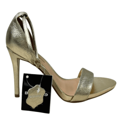 Sandália Bottero 374301 Ellen Couro Metalizado Roma Dourado