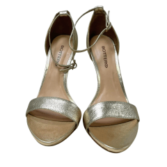 Sandália Bottero 374301 Ellen Couro Metalizado Roma Dourado