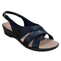 Sandália ComfortFlex 2472405 Napa Bless Preto