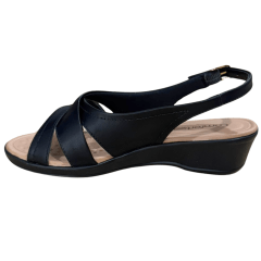 Sandália ComfortFlex 2472405 Napa Bless Preto