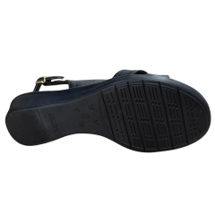 Sandália ComfortFlex 2472405 Napa Bless Preto
