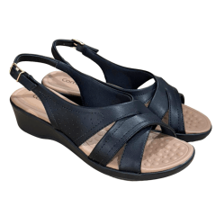 Sandália ComfortFlex 2472405 Napa Bless Preto