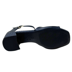 Sandália ComfortFlex 2554405 Napa Bless Plus Preto
