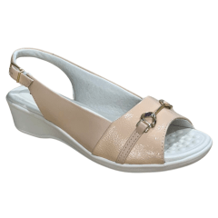 Sandália ComfortFlex 2572404 Verniz Glam