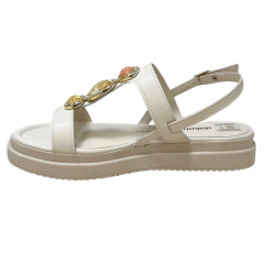 Sandália Dakota Y9281 Almeria Tule Off White