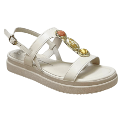 Sandália Dakota Y9281 Almeria Tule Off White