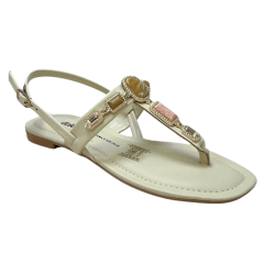 Sandália Dakota Y9571 Rasteirinha Vieri Vanilla