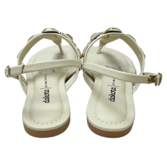 Sandália Dakota Y9571 Rasteirinha Vieri Vanilla
