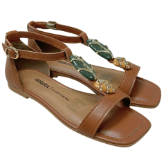 Sandália Dakota Y9614 Rasteirinha Vertuo Caramelo