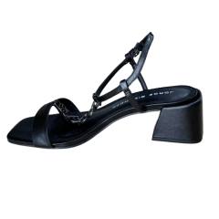 Sandália Jorge Bischoff J18163011001 Couro Natural Preto