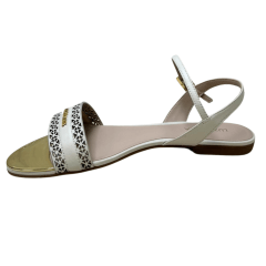 Sandália Luz da Lua 53120034 Couro Natural Saara Panna