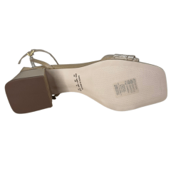 Sandália Luz da Lua 80410026 Couro Natural Lux Butter Areia