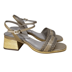 Sandália Luz da Lua 80680006 Couro Natural Atacama Butter