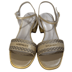 Sandália Luz da Lua 80680006 Couro Natural Atacama Butter