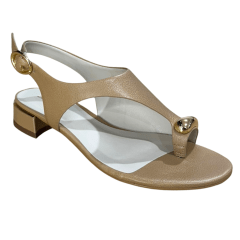 Sandália Luz da Lua 80910004 Couro Natural Atacama Butter