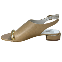 Sandália Luz da Lua 80910004 Couro Natural Atacama Butter